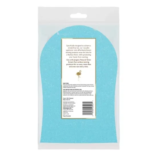 Jergens Natural Glow Instant Sun Application Mitt For Self Tanners, Streak-Free Sunless Tanning Glove image {1}