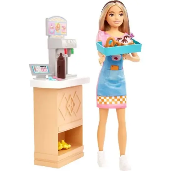 Barbie Skipper Doll and Snack Bar Playset with Color-Change Feature and Accessories First Jobs image {3}