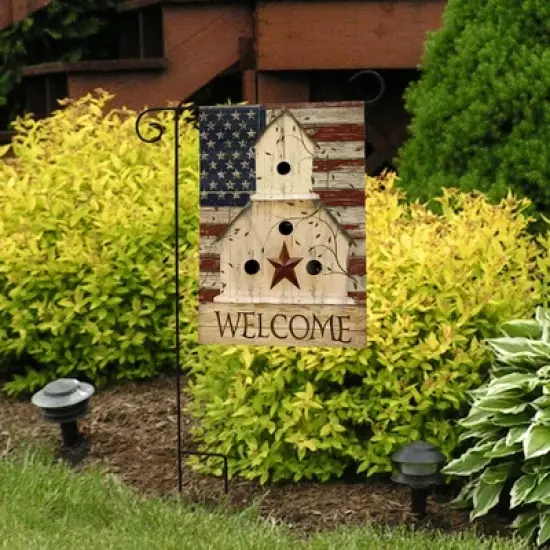 Briarwood Lane Everyday Garden Flag 12x18 For Outdoor Americana Welcome Patriotic Garden Flag Flags For Outside image {3}