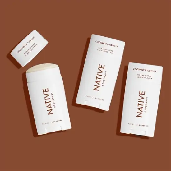 Native Coconut & Vanilla Natural Deodorant for Women - 2.65oz image {5}