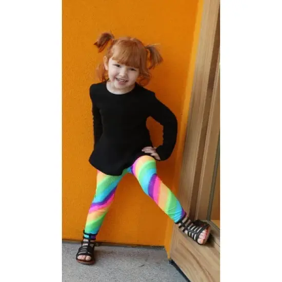 City Threads USA-Made Girls Novelty Stretch Leggings image {1}