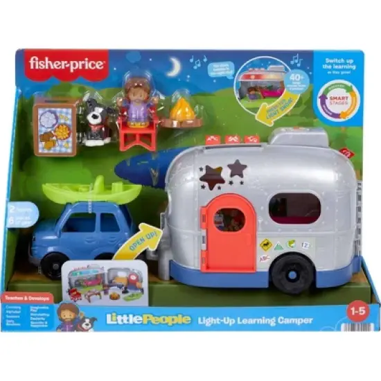 Fisher-Price Little People Light-up Learning Camper Playset image {5}