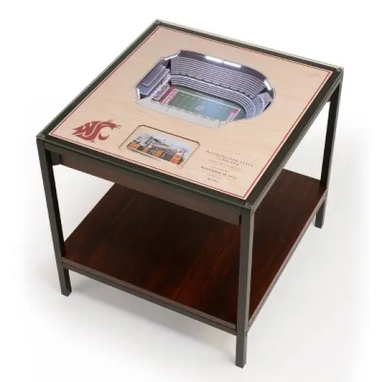 NCAA Washington State Cougars 25-Layer StadiumViews Lighted End Table image {5}