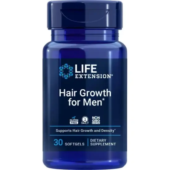 Hair Growth for Men by Life Extension  -  30 Softgel image {2}