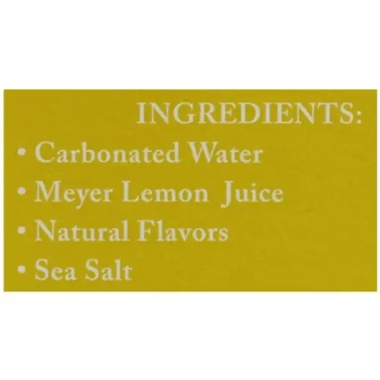 Betty Buzz - Meyer Lemon Club Soda 4 Pack - Case of 6/36 oz image {5}