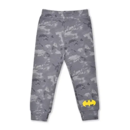 Warner Bros Boy's 2-Pack Batman Pullover Hoodie and Jogger Pant Matching Set for toddler image {3}