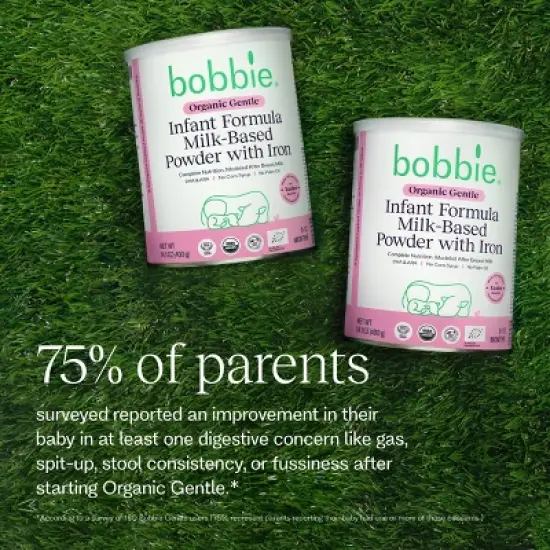 Bobbie Organic Gentle Infant Formula - 14.1oz image {8}