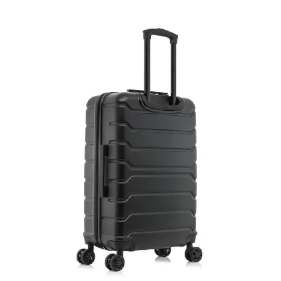 InUSA Trend Lightweight Hardside Medium Checked Spinner Suitcase  image {5}