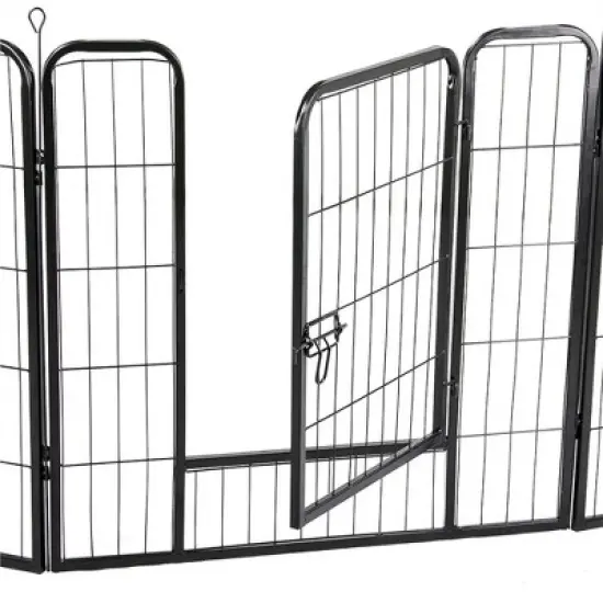 Yaheetech 6-Panel Heavy Duty Dog Playpen Fence for Outdoor Indoor image {6}