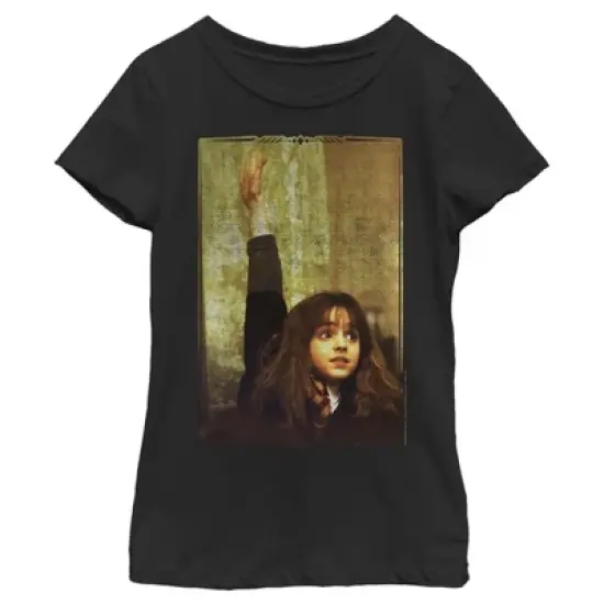 Girl's Harry Potter Hermione Hand Raise T-Shirt image {3}