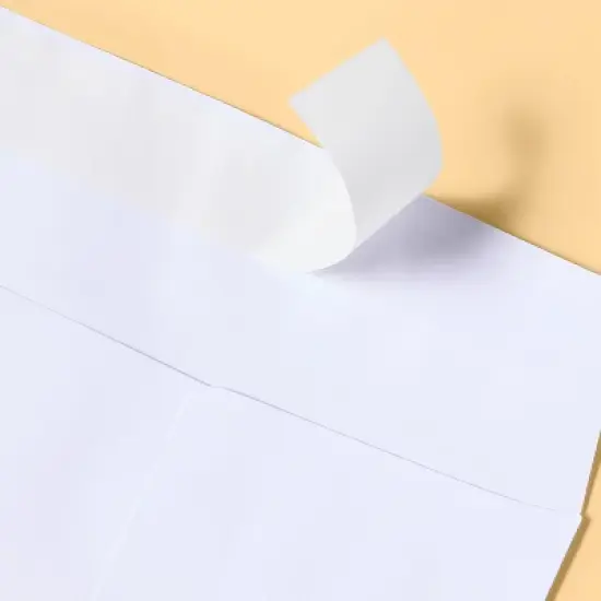 30ct 6" x 9" Press and Seal Envelopes White - up&up&trade;: Self-Seal Mailing, Paper, Gummed Flap, Size 9, 30 Pack image {1}