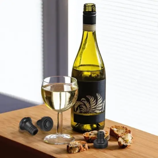 Unique Bargains Reusable Vacuum Rubber Sealing Wine Stopper for Beer Glass Bottles image {3}