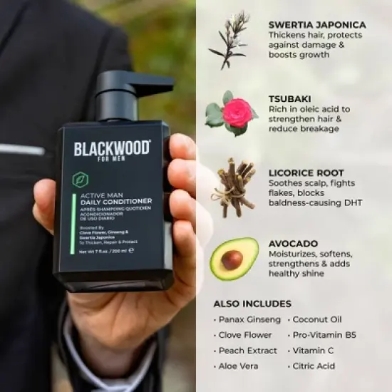 Blackwood for Men Active Man Daily Conditioner - 7 fl oz image {2}