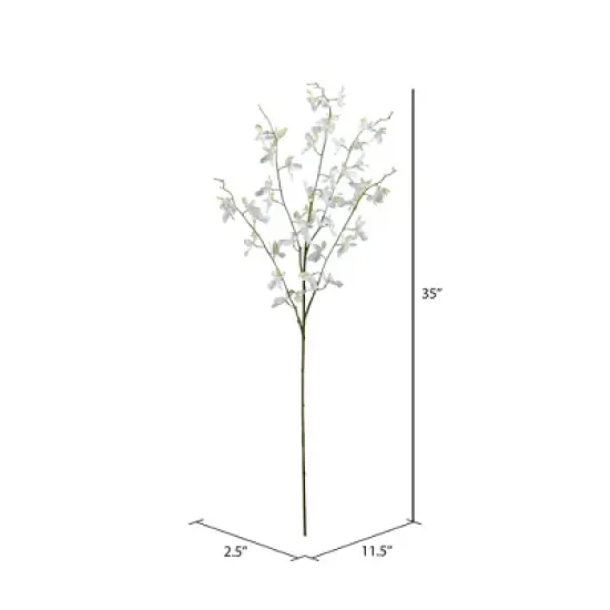 Vickerman Artificial Mini Dancing Orchid Spray image {1}