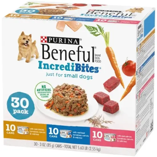 Beneful Incredibites with Chicken, Salmon and Beef Wet Dog Food - 30ct image {4}
