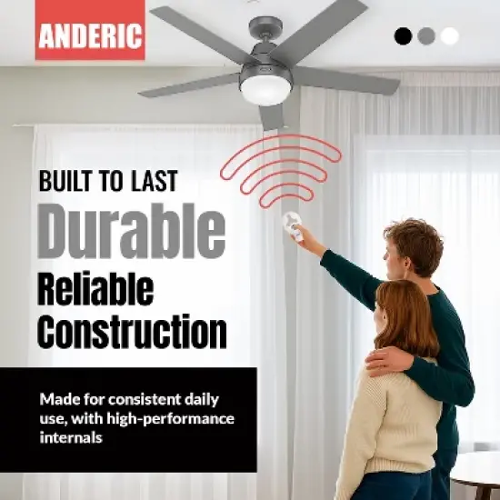 Anderic 99122 Replacement Ceiling Fan Remote Control for Hunter 99122, IN2TX41, 2AN5T-99122 image {10}