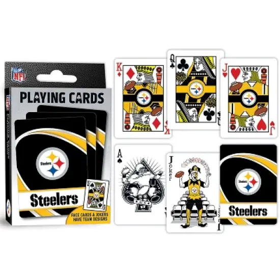 MasterPieces Officially Licensed NFL Pittsburgh Steelers Playing Cards - 54 Card Deck for Adults image {3}