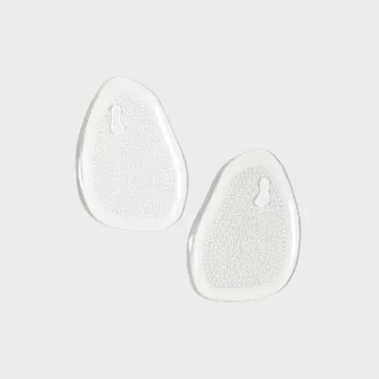 Fab Feet Women's by Foot Petals Ball of Foot Gel Insoles Shoe Cushion Clear - 1 pair: Urethane Material image {1}