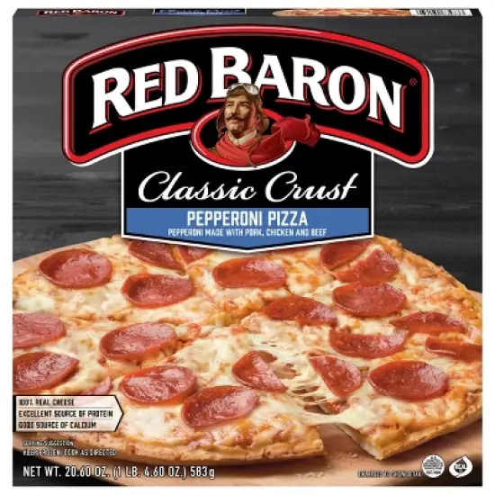 Red Baron Pepperoni Classic Crust Frozen Pizza - 20.6oz image {9}