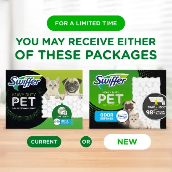 Swiffer Sweeper Pet Heavy Duty Multi-Surface Dry Cloth Refills for Floor Sweeping and Cleaning - 32ct image {8}