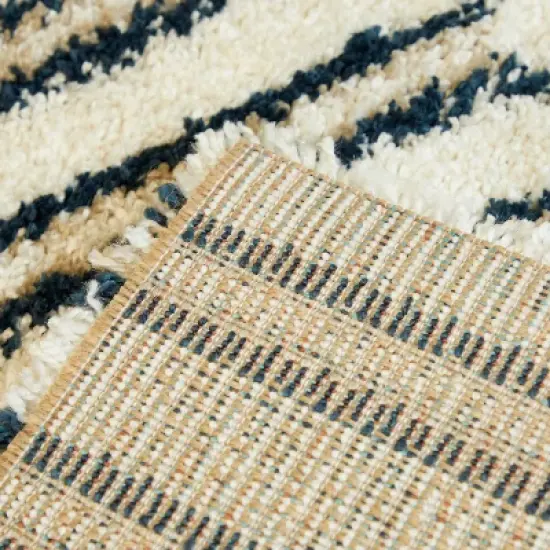  Forbes Striped Shag Kids' Rugs White - Balta Rugs image {2}