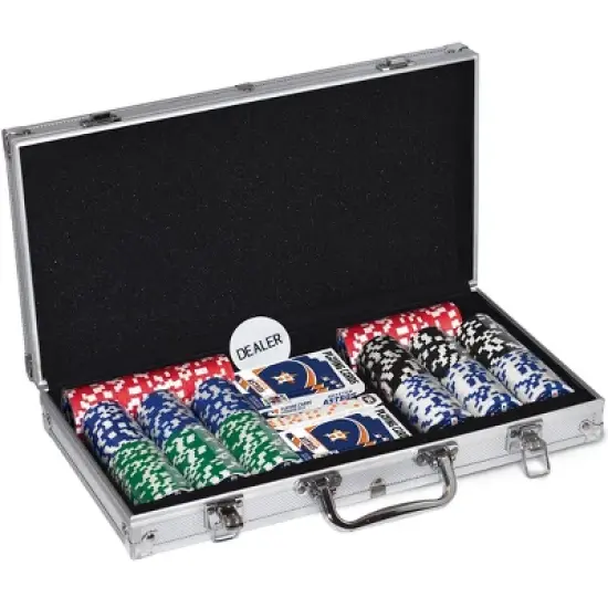 MasterPieces Casino Style 300 Piece Poker Chip Set - MLB Houston Astros image {2}