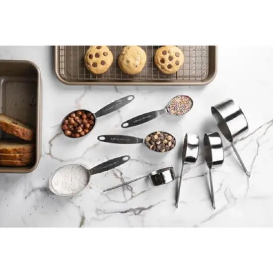 Cuisipro Stainless Steel Measuring Cup Set, 4 Piece image {3}