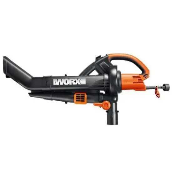 Worx WG509 12 Amp TRIVAC 3-in-1 Electric Leaf Blower with All Metal Mulching System image {4}