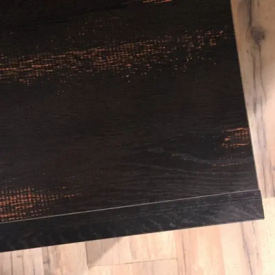 Dakota Pass Computer Desk with Hutch Light Brown - Sauder image {12}