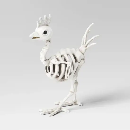 10.5" Chicken Skeleton Halloween Decorative Prop - Hyde and EEK! Boutique&trade; image {2}