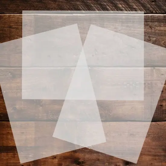 JAM Paper Translucent Vellum 17lb Paper - 8.5 x 11 - Clear - 100 Sheets: Uncoated Stationery for Printing & Art Projects image {2}