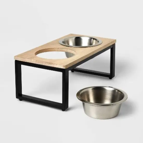Collapsible Elevated Feeder Double Cat & Dog Bowl - Boots & Barkley&trade; image {2}