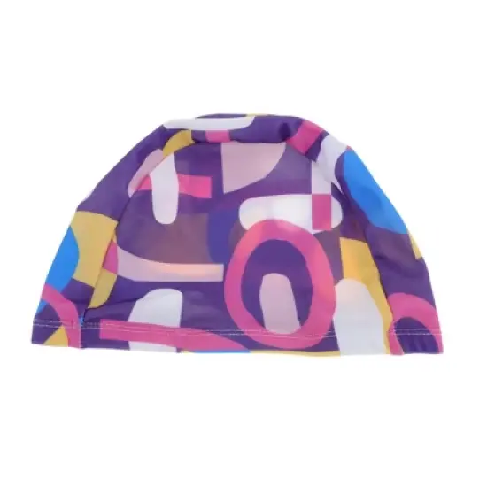 Unique Bargains Nylon Irregular Geometric Swim Cap 1 Pc image {6}
