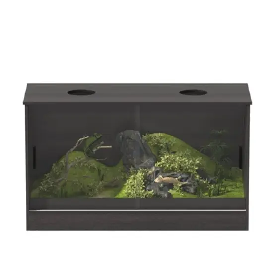 Famapy 68 Gallon Small Pet Habitat,Reptile Terrarium Cabinet with Ventilation,Cage Tank with Glass Door,for Amphibian,Hamster/Lizards/Geckos/Snakes image {6}