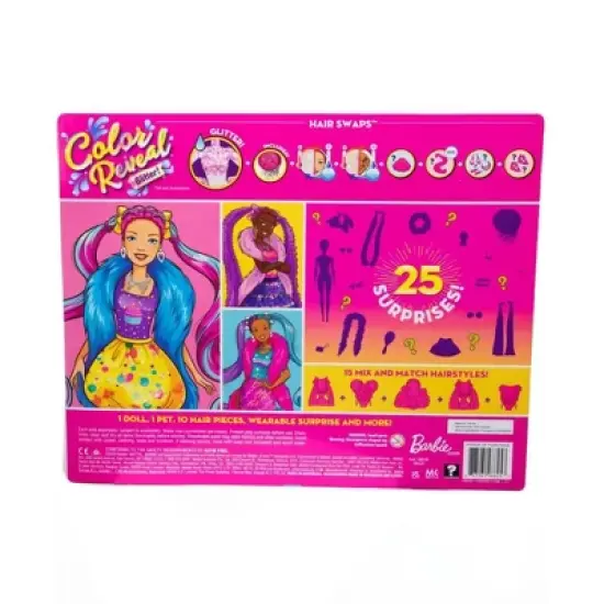 Barbie Magic Color Reveal -Glitter Color Changing & Hair Color Changing HBG39 image {8}