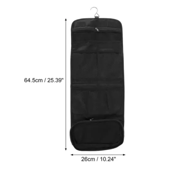 Unique Bargains Foldable Hanging Solid Makeup Bag 1 Pc image {1}