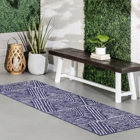nuLOOM Nelle Machine Washable Indoor/Outdoor Area Rug image {1}