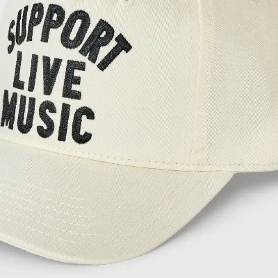 Mighty Fine Support Live Music Hat - Beige image {3}