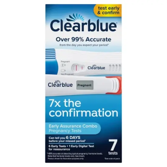 Clearblue Combo Pregnancy Tests - 6 Rapid + 1 Digital image {11}