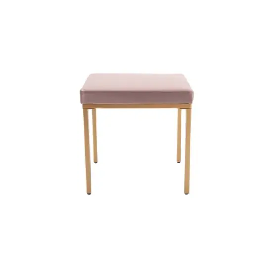 18" Square Metal Ottoman - WOVENBYRD image {8}