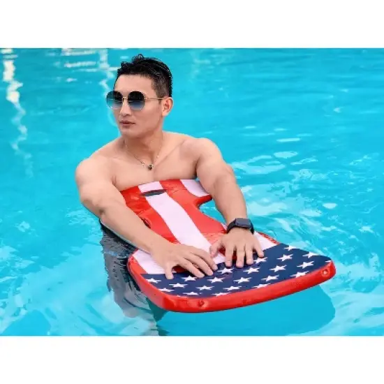 VOS Phoenix Graphic Printed Saddle Effusion Water Floats for Adults and Kids-2 Pc Pack|UV Resistant & Ultra Buoyant,Comfortable Floating image {1}