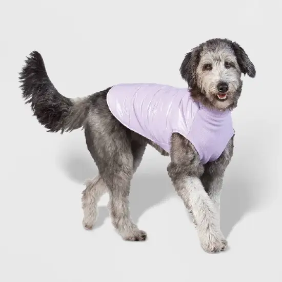 Shiny Dog Puffer Vest - Purple - Boots & Barkley&trade; image {5}