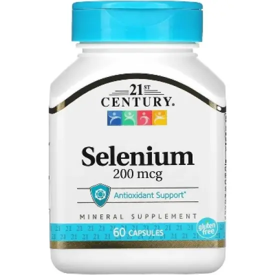 21st Century Selenium, 200 mcg, 60 Capsules image {4}