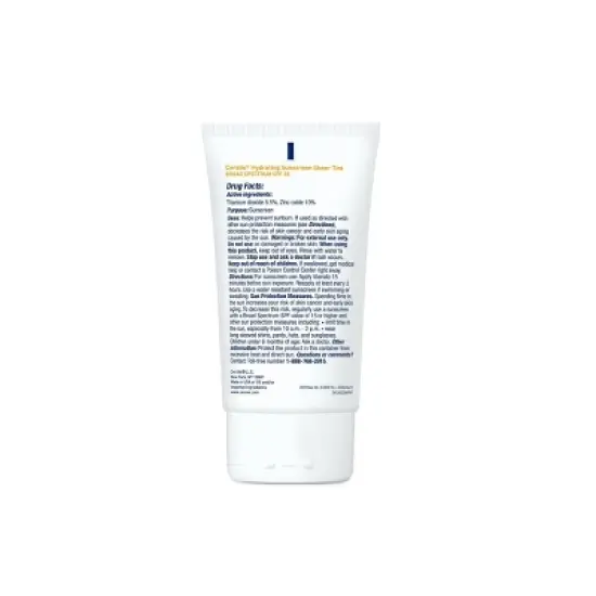 CeraVe Hydrating Mineral Tinted Face Sunscreen Lotion - SPF 30 - 1.7 fl oz image {9}