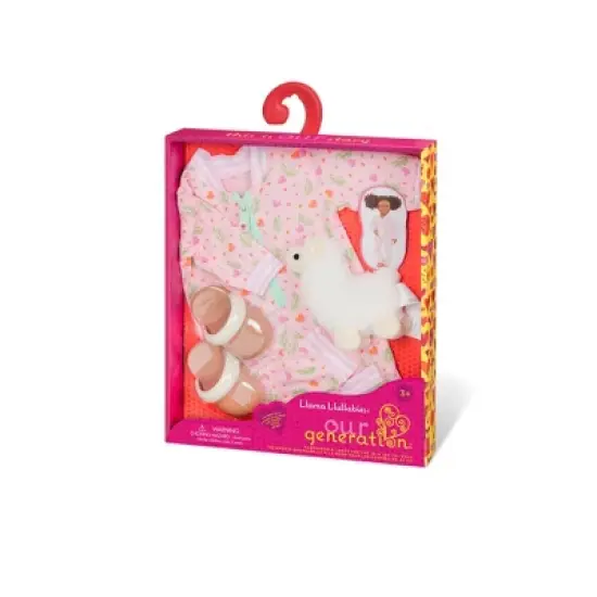 Our Generation Llama Pajama with Soft Plush Pajama Outfit  for 18" Dolls image {2}