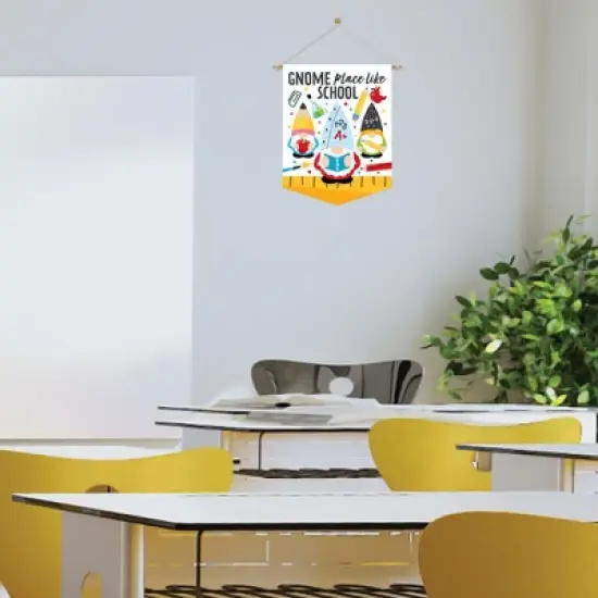 Big Dot of Happiness School Gnomes - Outdoor Home Decorations - Double-Sided Teacher and Classroom Garden Flag - 12 x 15.25 inches image {6}