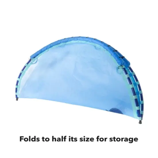 HearthSong 8-Foot WonderWave Outdoor Rocking Seesaw with Handles, Padded Frame, and Quick-Dry Mat image {6}