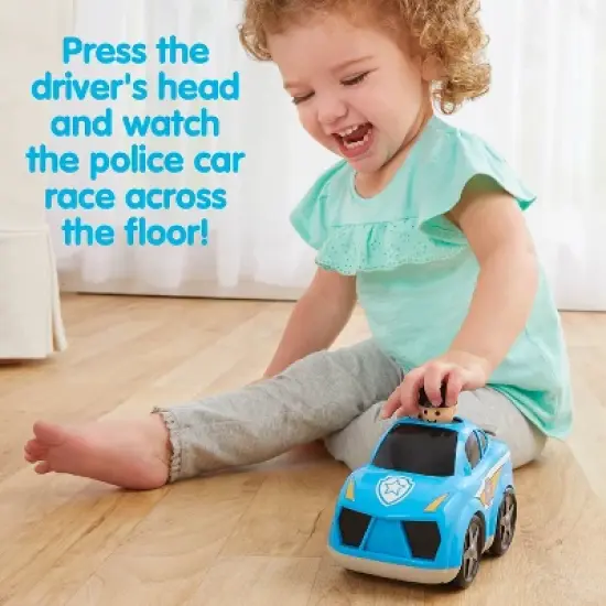 Kidoozie Press n Zoom Police Car, Toddlers ages 12 months and older image {1}