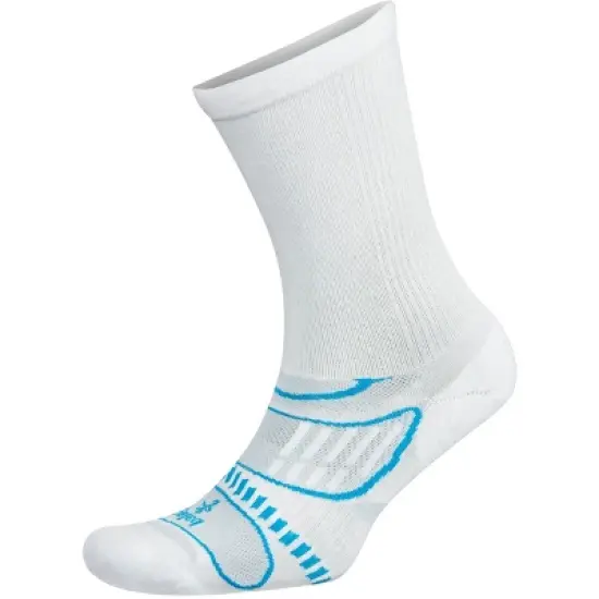 Balega UltraLight Crew Running Socks - White/French Blue image {3}