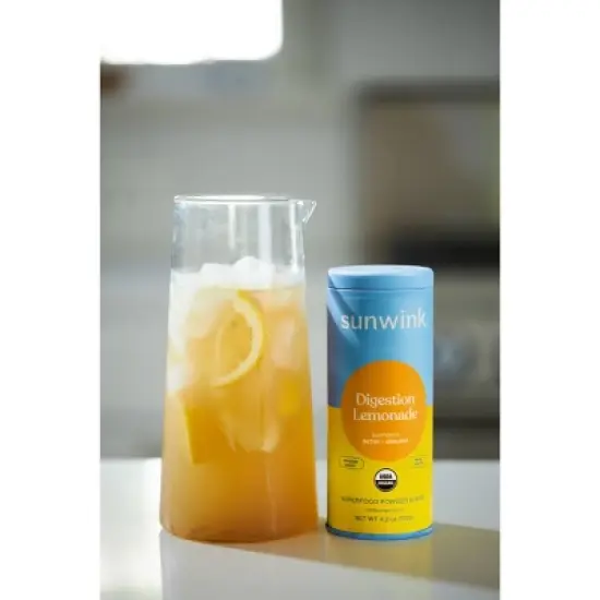 Sunwink Digestion Lemonade Vegan Superfood Mix - 4.2oz image {4}